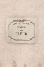 画像2: Maison de FLEUR / フリンジストール  アイボリー O-26-03-09-026-LO-ZA-IG-OS (2)