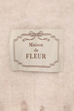 画像2: Maison de FLEUR / フリンジストール  アイボリー O-26-03-09-026-LO-ZA-IG-OS