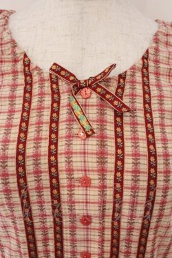 画像2: PINK HOUSE / 多色ピコフリルジャンパースカート  ピンク O-26-03-10-003-LO-OP-IG-OS