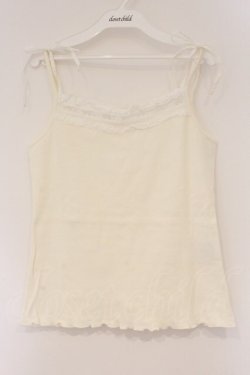 画像1: PINK HOUSE / 二重肩紐キャミソール  シロ O-26-03-10-024-LO-TO-IG-OS