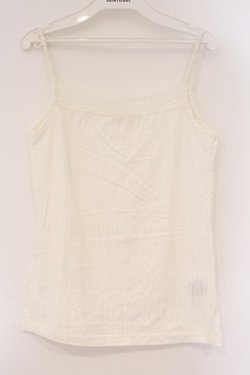 画像1: PINK HOUSE / モチーフショルダーキャミソール  シロ O-26-03-10-025-LO-TO-IG-OS