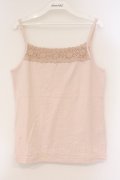 PINK HOUSE / フラワーレースキャミソール  ピンク O-26-03-10-026-LO-TO-IG-OS