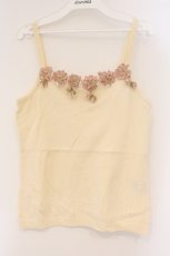 画像1: PINK HOUSE / 桜モチーフキャミソール  アイボリー O-26-03-10-027-LO-TO-IG-OS (1)