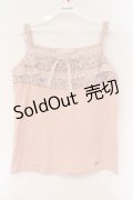 PINK HOUSE / ティアードフリルキャミ  ピンク O-26-03-10-029-LO-TO-IG-OS