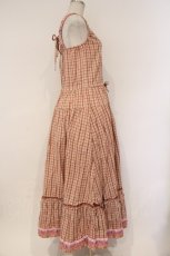 画像4: PINK HOUSE / 多色ピコフリルジャンパースカート  ピンク O-26-03-10-003-LO-OP-IG-ZI (4)