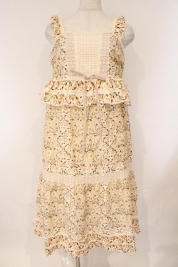 画像1: PINK HOUSE / マーガレット柄ワンピース  ピンク O-26-03-10-032-LO-OP-IG-OS