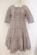 画像1: PINK HOUSE / ギンガムチェックワンピース  パープル O-26-03-10-004-LO-OP-IG-OS (1)