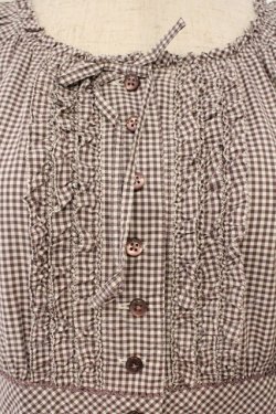 画像2: PINK HOUSE / ギンガムチェックワンピース  パープル O-26-03-10-004-LO-OP-IG-OS