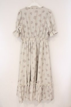 画像3: m petit by misako / NINA'S 花柄スクエアネックワンピース M アイボリー O-26-03-10-037-LO-OP-OW-OS