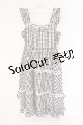 Cherirulu Chocola / ギンガムチェックジャンパースカート M クロ O-26-03-10-039-GO-OP-OW-OS