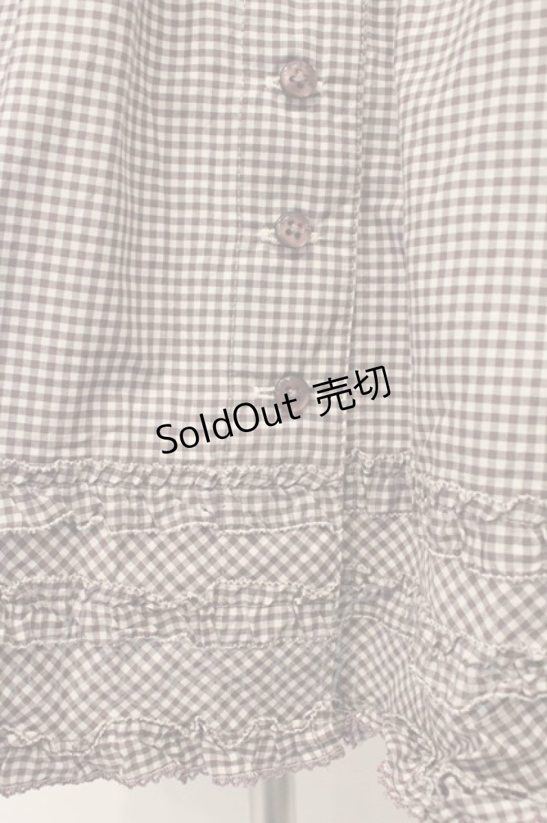 画像3: PINK HOUSE / ギンガムチェックワンピース  パープル O-26-03-10-004-LO-OP-IG-OS (3)