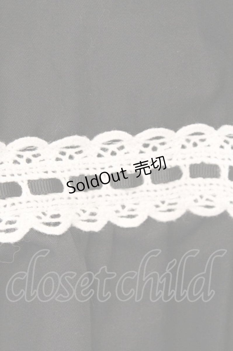 画像3: Eri Aino's collaboration / TTAINリボンレースジャンパースカート L クロ O-26-03-10-040-PU-OP-OW-OS (3)