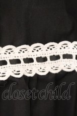 画像3: Eri Aino's collaboration / TTAINリボンレースジャンパースカート L クロ O-26-03-10-040-PU-OP-OW-OS (3)
