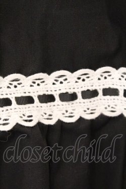 画像3: Eri Aino's collaboration / TTAINリボンレースジャンパースカート L クロ O-26-03-10-040-PU-OP-OW-OS