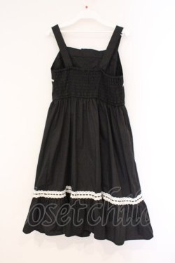 画像4: Eri Aino's collaboration / TTAINリボンレースジャンパースカート L クロ O-26-03-10-040-PU-OP-OW-OS