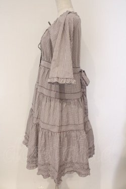 画像4: PINK HOUSE / ギンガムチェックワンピース  パープル O-26-03-10-004-LO-OP-IG-OS