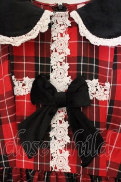 画像2: Eri Aino's collaboration / TTAINベロアリボンOP シャーロットの水曜日 ワンピース L アカ O-26-03-10-043-PU-OP-OW-OS