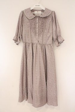 画像1: m petit by misako / NINA'sコラボワンピース M ブラウン O-26-03-10-046-LO-OP-OW-OS