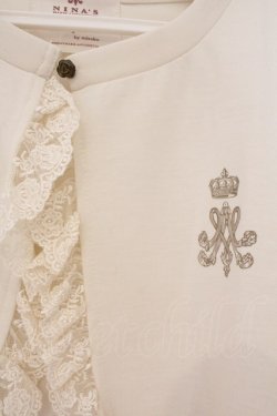 画像2: m petit by misako / MSKバラBフリルボレロ M アイボリー O-26-03-10-047-LO-TO-OW-OS