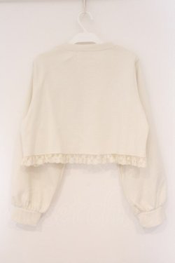 画像4: m petit by misako / MSKバラBフリルボレロ M アイボリー O-26-03-10-047-LO-TO-OW-OS