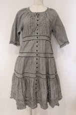 画像1: PINK HOUSE / ギンガムチェックワンピース  クロ O-26-03-10-005-LO-OP-IG-OS (1)