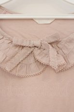 画像2: PINK HOUSE / ピコレースカットソー L ピンク O-26-03-10-001-LO-TO-IG-OS (2)