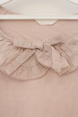 画像2: PINK HOUSE / ピコレースカットソー L ピンク O-26-03-10-001-LO-TO-IG-OS