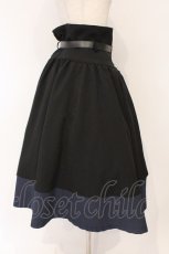 画像3: MIHO MATSUDA / スカート ルトウ  ブラック×ネイビー O-26-03-10-050-GO-SK-IG-OS (3)