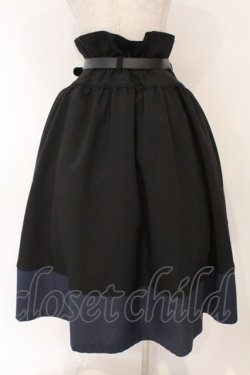 画像4: MIHO MATSUDA / スカート ルトウ  ブラック×ネイビー O-26-03-10-050-GO-SK-IG-OS