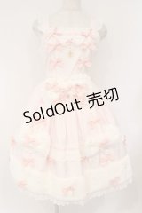 BABY,THE STARS SHINE BRIGHT / Ruban de Noel Neigeジャンパースカート  ピンク O-26-03-10-051-BA-OP-IG-OS