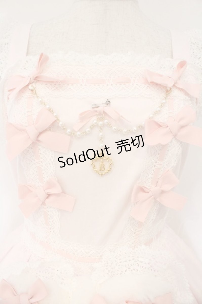 画像2: BABY,THE STARS SHINE BRIGHT / Ruban de Noel Neigeジャンパースカート  ピンク O-26-03-10-051-BA-OP-IG-OS (2)