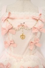 画像2: BABY,THE STARS SHINE BRIGHT / Ruban de Noel Neigeジャンパースカート  ピンク O-26-03-10-051-BA-OP-IG-OS (2)