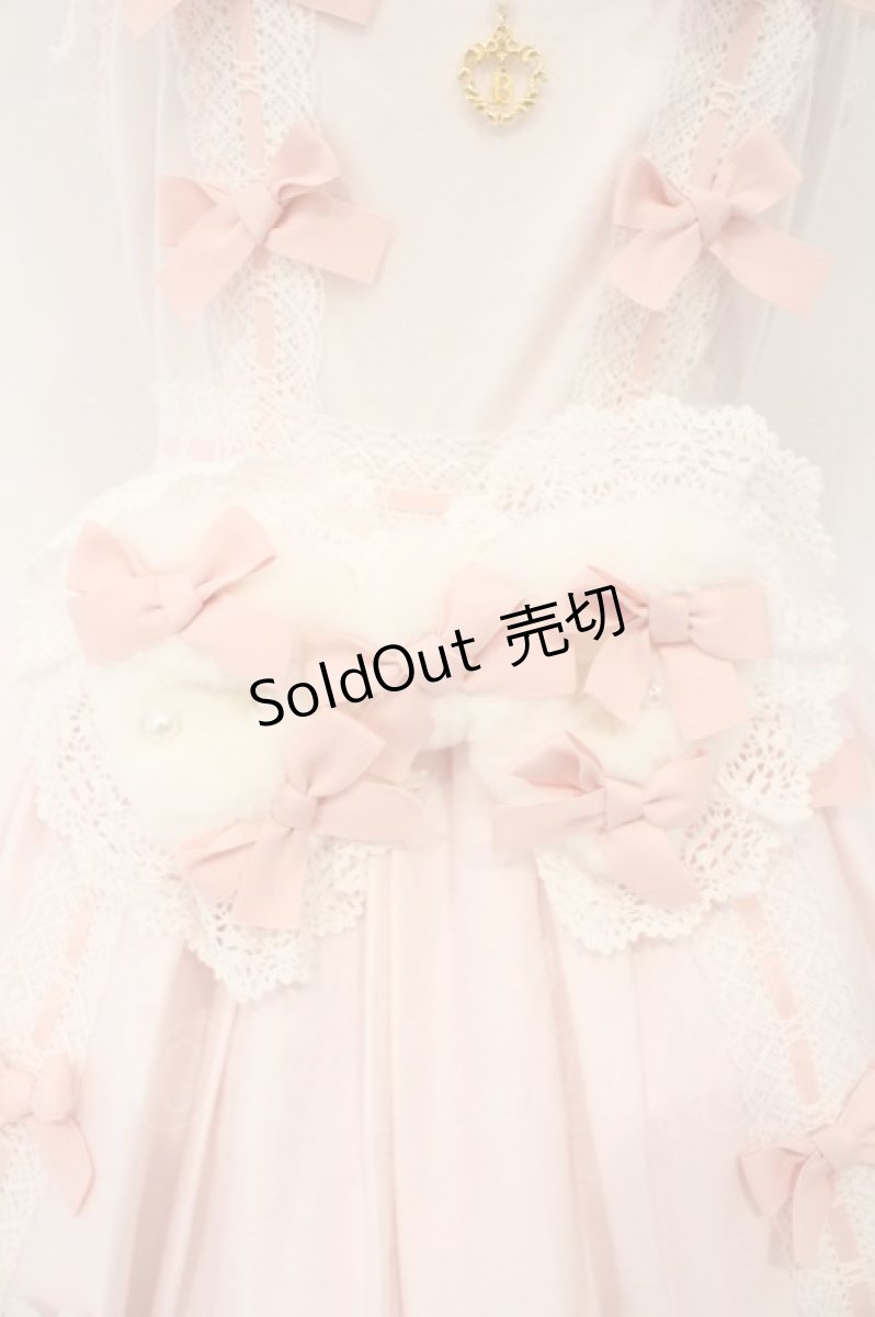 画像3: BABY,THE STARS SHINE BRIGHT / Ruban de Noel Neigeジャンパースカート  ピンク O-26-03-10-051-BA-OP-IG-OS (3)