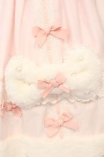 画像4: BABY,THE STARS SHINE BRIGHT / Ruban de Noel Neigeジャンパースカート  ピンク O-26-03-10-051-BA-OP-IG-OS (4)