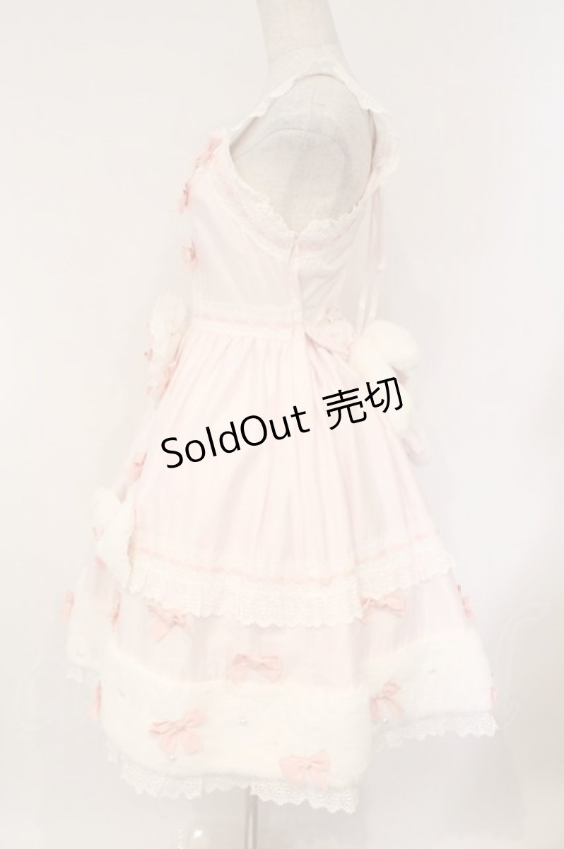 画像6: BABY,THE STARS SHINE BRIGHT / Ruban de Noel Neigeジャンパースカート  ピンク O-26-03-10-051-BA-OP-IG-OS (6)
