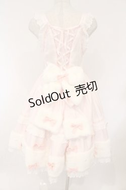 画像8: BABY,THE STARS SHINE BRIGHT / Ruban de Noel Neigeジャンパースカート  ピンク O-26-03-10-051-BA-OP-IG-OS