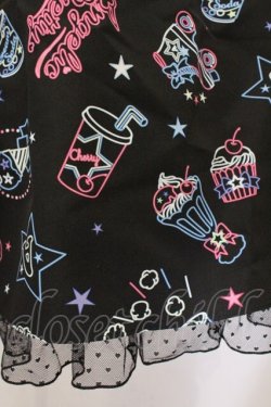 画像3: Angelic Pretty / Neon Star Dinerワンピース  クロ O-26-03-10-054-AP-OP-IG-OS