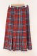 画像1: MILK / TEAM CHECKロングスカート  レッドチェック O-26-03-10-057-ML-SK-IG-OS (1)