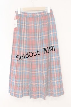 画像3: MILK / TEAM CHECKロングスカート  レッドチェック O-26-03-10-057-ML-SK-IG-OS