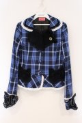 BABY,THE STARS SHINE BRIGHT / Mary Stuartタータンチェックジャケット  ブルー O-26-03-10-060-BA-JA-IG-OS