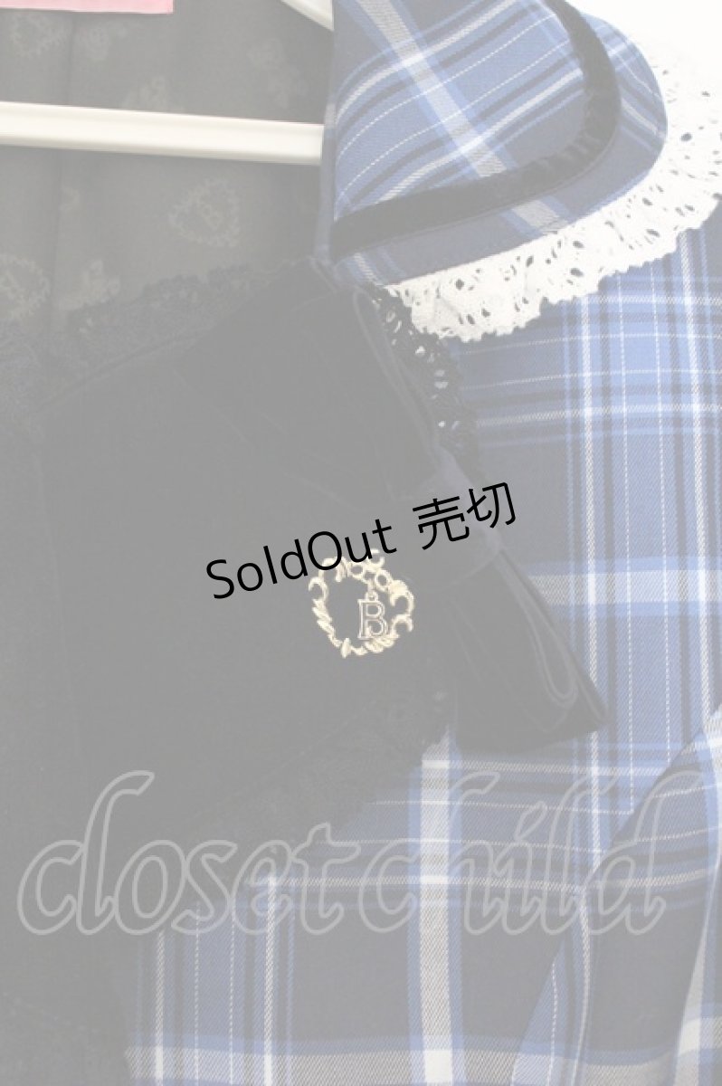 画像2: BABY,THE STARS SHINE BRIGHT / Mary Stuartタータンチェックジャケット  ブルー O-26-03-10-060-BA-JA-IG-OS (2)