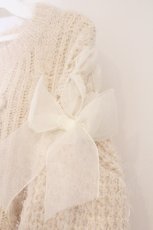 画像3: LIZ LISA / オーガンジーリボンニット  アイボリー O-26-03-10-063-LO-TO-IG-ZT121 (3)