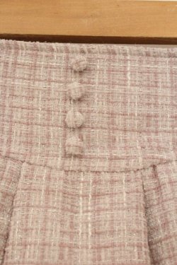 画像2: evelyn / ツイードダブルフレアスカートパンツ  ピンク O-26-03-10-065-LO-PA-IG-OS