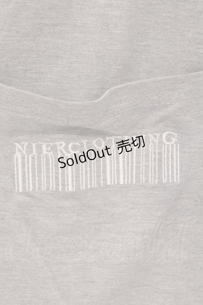 画像2: NieR Clothing / 刺繍ロングカーディガン  グレー O-26-03-10-067-PU-CO-IG-OS (2)