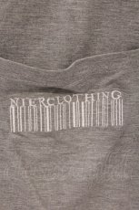 画像2: NieR Clothing / 刺繍ロングカーディガン  グレー O-26-03-10-067-PU-CO-IG-OS (2)