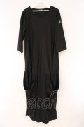 NieR Clothing / 超ルーズシルエットマキシ丈ワンピース  ブラック O-26-03-10-069-PU-OP-IG-OS