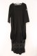 画像1: NieR Clothing / 超ルーズシルエットマキシ丈ワンピース  ブラック O-26-03-10-069-PU-OP-IG-OS (1)