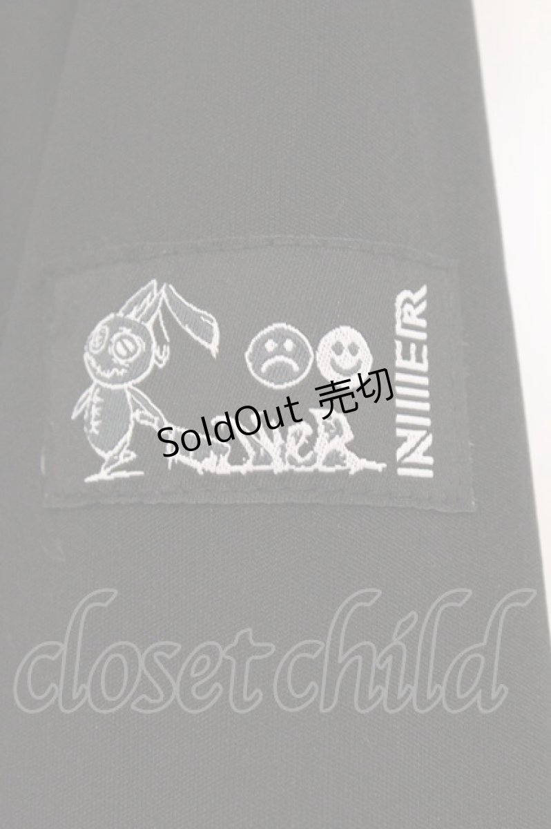 画像2: NieR Clothing / 超ルーズシルエットマキシ丈ワンピース  ブラック O-26-03-10-069-PU-OP-IG-OS (2)