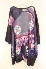 画像3: NieR Clothing / スクエアプリントTシャツ  パープル×ブラック O-26-03-10-070-PU-TO-IG-OS (3)