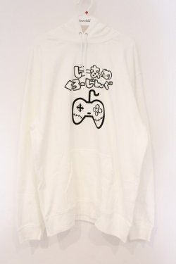 画像1: NieR Clothing / プリントパーカー 2XL ホワイト にあーくろーじんぐ O-26-03-10-072-PU-TO-IG-OS